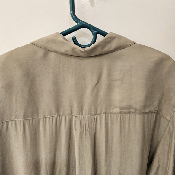 Vintage - Kriss Kross Silk Pale Green Blouse - NWOT - Size L - Picture 3 of 7